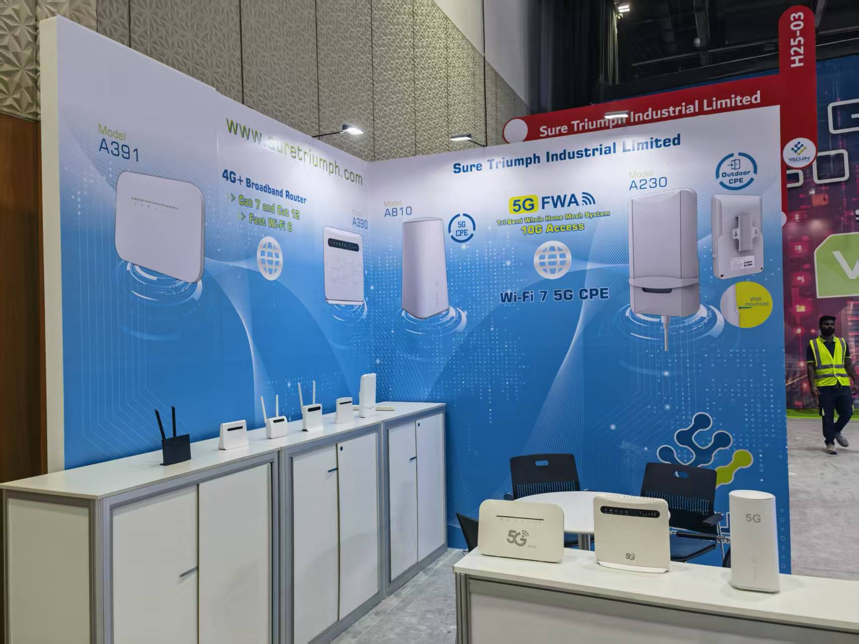 Yaojin berpartisipasi dalam pameran Gitex 2025 di Dubai